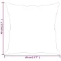 Cojines decorativos 2 uds tela gris oscuro 40x40 cm de vidaXL, Cojines - Ref: Foro24-349472, Precio: 21,97 €, Descuento: %