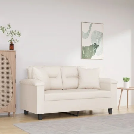 Cojines decorativos 2 uds tela microfibra beige 40x40 cm de vidaXL, Cojines - Ref: Foro24-349500, Precio: 15,68 €, Descuento: %