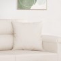 Cojines decorativos 2 uds tela microfibra beige 40x40 cm de vidaXL, Cojines - Ref: Foro24-349500, Precio: 15,66 €, Descuento: %