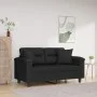 Cojines decorativos 2 uds tela microfibra negro 40x40 cm de vidaXL, Cojines - Ref: Foro24-349498, Precio: 19,69 €, Descuento: %