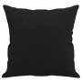 Cojines decorativos 2 uds tela microfibra negro 40x40 cm de vidaXL, Cojines - Ref: Foro24-349498, Precio: 20,01 €, Descuento: %