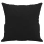 Cojines decorativos 2 uds tela microfibra negro 40x40 cm de vidaXL, Cojines - Ref: Foro24-349498, Precio: 19,69 €, Descuento: %