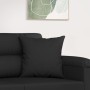 Cojines decorativos 2 uds tela microfibra negro 40x40 cm de vidaXL, Cojines - Ref: Foro24-349498, Precio: 20,01 €, Descuento: %