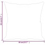 Cojines decorativos 2 uds tela microfibra negro 40x40 cm de vidaXL, Cojines - Ref: Foro24-349498, Precio: 20,01 €, Descuento: %