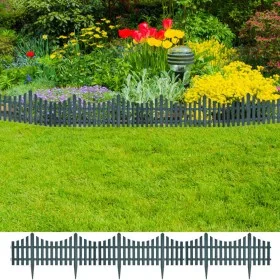 Separadores de césped 17 uds 10 m verde by vidaXL, Garden edging and edging - Ref: Foro24-41229, Price: 41,06 €, Discount: %