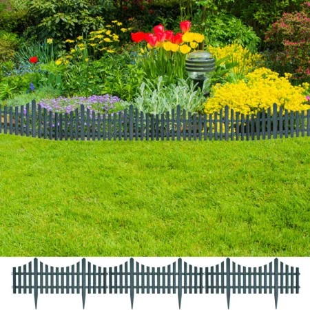Separadores de césped 17 uds 10 m verde by vidaXL, Garden edging and edging - Ref: Foro24-41229, Price: 41,06 €, Discount: %