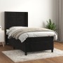 Cama box spring con colchón terciopelo negro 100x200 cm de vidaXL, Camas y somieres - Ref: Foro24-3132665, Precio: 351,83 €, ...