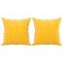 Cojines decorativos 2 uds terciopelo amarillo 40x40 cm de vidaXL, Cojines - Ref: Foro24-349491, Precio: 22,75 €, Descuento: %