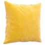 Cojines decorativos 2 uds terciopelo amarillo 40x40 cm de vidaXL, Cojines - Ref: Foro24-349491, Precio: 21,38 €, Descuento: %