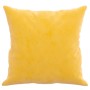 Cojines decorativos 2 uds terciopelo amarillo 40x40 cm de vidaXL, Cojines - Ref: Foro24-349491, Precio: 22,75 €, Descuento: %