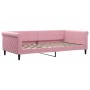 Sofá cama terciopelo rosa 100x200 cm de vidaXL, Camas y somieres - Ref: Foro24-354254, Precio: 194,07 €, Descuento: %