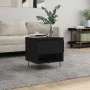 Mesa de centro madera de ingeniería negro 50x46x50 cm de vidaXL, Mesas de centro - Ref: Foro24-830910, Precio: 36,59 €, Descu...