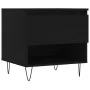 Mesa de centro madera de ingeniería negro 50x46x50 cm de vidaXL, Mesas de centro - Ref: Foro24-830910, Precio: 36,59 €, Descu...