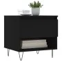 Mesa de centro madera de ingeniería negro 50x46x50 cm de vidaXL, Mesas de centro - Ref: Foro24-830910, Precio: 36,59 €, Descu...