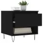 Mesa de centro madera de ingeniería negro 50x46x50 cm de vidaXL, Mesas de centro - Ref: Foro24-830910, Precio: 36,59 €, Descu...