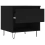 Mesa de centro madera de ingeniería negro 50x46x50 cm de vidaXL, Mesas de centro - Ref: Foro24-830910, Precio: 36,59 €, Descu...