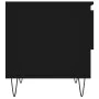 Mesa de centro madera de ingeniería negro 50x46x50 cm de vidaXL, Mesas de centro - Ref: Foro24-830910, Precio: 36,59 €, Descu...