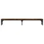 Soporte pantalla madera ingeniería roble ahumado 105x23x15,5 cm de vidaXL, Bases y elevadores para ordenadores - Ref: Foro24-...