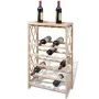 Botellero con estantes para 25 botellas madera maciza abeto de vidaXL, Botelleros - Ref: Foro24-241068, Precio: 50,94 €, Desc...