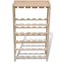 Wine rack with shelves for 25 bottles solid fir wood by vidaXL, Wine racks - Ref: Foro24-241068, Price: 50,94 €, Discount: %