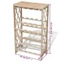 Botellero con estantes para 25 botellas madera maciza abeto de vidaXL, Botelleros - Ref: Foro24-241068, Precio: 50,94 €, Desc...