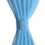 2 Transparent turquoise curtains 140 x 225 cm by vidaXL, Curtains and curtains - Ref: Foro24-130207, Price: 23,99 €, Discount: %