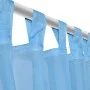 2 Transparent turquoise curtains 140 x 225 cm by vidaXL, Curtains and curtains - Ref: Foro24-130207, Price: 23,99 €, Discount: %