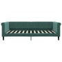 Sofá cama nido con cajones terciopelo verde oscuro 100x200 cm de vidaXL, Camas y somieres - Ref: Foro24-3197828, Precio: 298,...