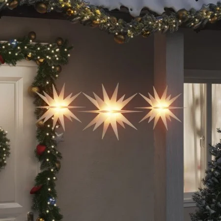 Lámparas de Navidad LED plegables 3 unidades blanco de vidaXL, Luces de Navidad - Ref: Foro24-356197, Precio: 39,34 €, Descue...