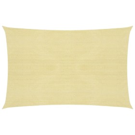 Toldo de vela beige HDPE 160 g/m² 3,5x5 m de vidaXL, Sombrillas - Ref: Foro24-311132, Precio: 40,39 €, Descuento: %