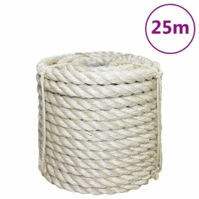 Cuerda 100% sisal 20 mm 25 m de vidaXL, Sogas y cuerdas metálicas - Ref: Foro24-155037, Precio: 67,22 €, Descuento: %