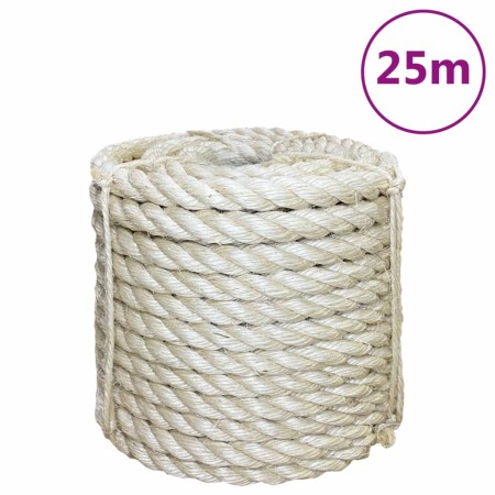 Cuerda 100% sisal 20 mm 25 m de vidaXL, Sogas y cuerdas metálicas - Ref: Foro24-155037, Precio: 75,60 €, Descuento: %