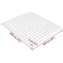 Somier de láminas con 17 listones 100x200 cm de vidaXL, Camas y somieres - Ref: Foro24-340073, Precio: 37,76 €, Descuento: %