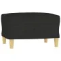 Juego de sofás con cojines 3 piezas tela negro de vidaXL, Sofás - Ref: Foro24-3201286, Precio: 423,12 €, Descuento: %