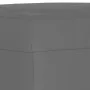 Reposapiés tela de microfibra gris oscuro 60x50x41 cm de vidaXL, Otomanas - Ref: Foro24-349343, Precio: 53,75 €, Descuento: %