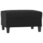 Reposapiés de cuero sintético negro 70x55x41 cm de vidaXL, Otomanas - Ref: Foro24-349355, Precio: 63,51 €, Descuento: %
