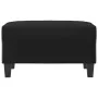 Reposapiés de cuero sintético negro 70x55x41 cm de vidaXL, Otomanas - Ref: Foro24-349355, Precio: 63,51 €, Descuento: %