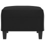 Reposapiés de cuero sintético negro 70x55x41 cm de vidaXL, Otomanas - Ref: Foro24-349355, Precio: 64,12 €, Descuento: %