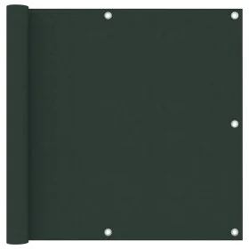 Toldo para balcón tela oxford verde oscuro 90x500 cm de vidaXL, Sombrillas - Ref: Foro24-135002, Precio: 24,50 €, Descuento: %