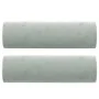 Cojines decorativos 2 uds terciopelo gris claro Ø15x50 cm de vidaXL, Cojines - Ref: Foro24-349509, Precio: 25,37 €, Descuento: %