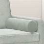 Cojines decorativos 2 uds terciopelo gris claro Ø15x50 cm de vidaXL, Cojines - Ref: Foro24-349509, Precio: 25,59 €, Descuento: %