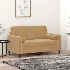Cojines decorativos 2 uds terciopelo marrón 15x50 cm de vidaXL, Cojines - Ref: Foro24-349516, Precio: 22,20 €, Descuento: %