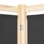 Biombo divisor 5 paneles de tela gris 200x170x4 cm de vidaXL, Divisores de ambientes - Ref: Foro24-248177, Precio: 72,21 €, D...