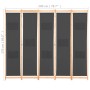 Biombo divisor 5 paneles de tela gris 200x170x4 cm de vidaXL, Divisores de ambientes - Ref: Foro24-248177, Precio: 70,22 €, D...