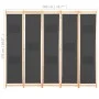 Biombo divisor 5 paneles de tela gris 200x170x4 cm de vidaXL, Divisores de ambientes - Ref: Foro24-248177, Precio: 72,21 €, D...