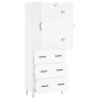 Aparador alto madera contrachapada blanco 69,5x34x180 cm de vidaXL, Aparadores - Ref: Foro24-3198081, Precio: 171,41 €, Descu...