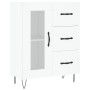 Aparador alto madera contrachapada blanco 69,5x34x180 cm de vidaXL, Aparadores - Ref: Foro24-3198097, Precio: 172,10 €, Descu...