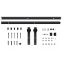 Puerta corredera con herrajes madera maciza de pino 85x210 cm de vidaXL, Puertas - Ref: Foro24-3202984, Precio: 174,70 €, Des...