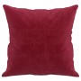 Cojines decorativos 2 uds terciopelo rojo tinto 40x40 cm de vidaXL, Cojines - Ref: Foro24-349489, Precio: 22,95 €, Descuento: %