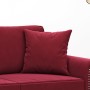 Cojines decorativos 2 uds terciopelo rojo tinto 40x40 cm de vidaXL, Cojines - Ref: Foro24-349489, Precio: 22,95 €, Descuento: %